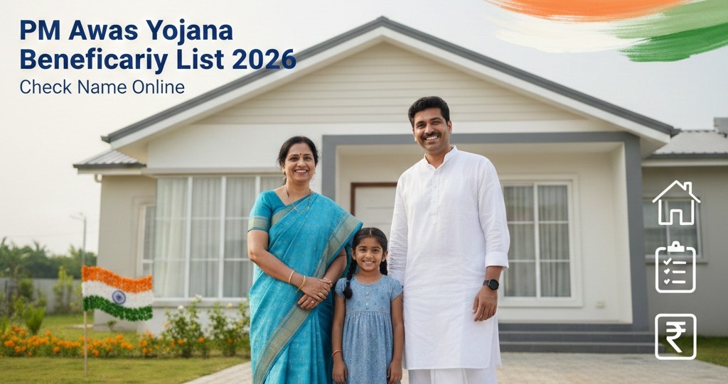 PM Awas Yojana Beneficiary List 2026 Check Name Online